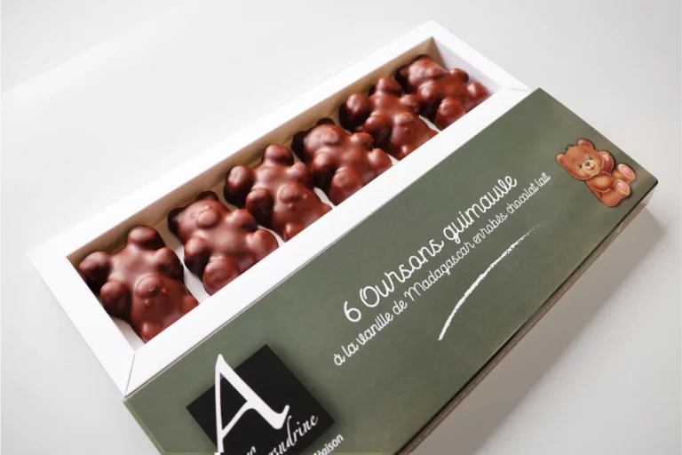 Alexandrine Patisserie Concarneau 6 Guimauves Vanille De Madagascar Enrobees Chocolat Lait 2